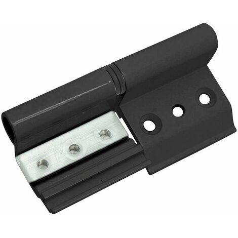 BISAGRA 6813 DCHA. ALUMINIO NEGRO 2 UN.