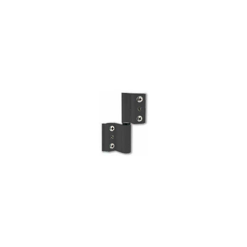 

Bisagra Aluminio Camara Europea Negra Derecha