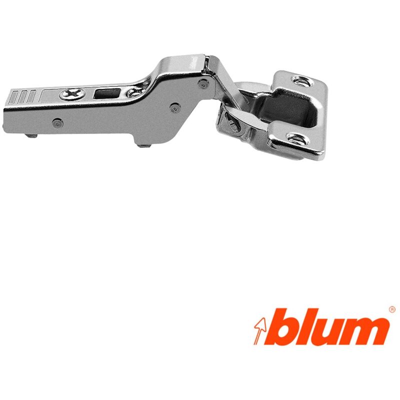 

Bisagra Codo 107º Clip Top Tornillo Blum R/75T1650 - Niquelado