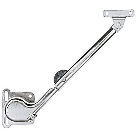 bisagra compás nika regulable 600 izquierda niquelado pta.alu  para puerta de aluminio ascendente 600sx-a