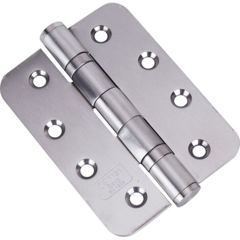 Bisagra cortafuegos redonda acero inoxidable 101x76mm alta seguridad