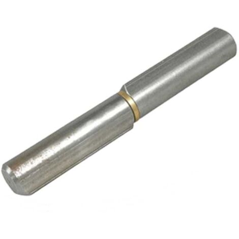 Bisagra de 60 mm, perfil de acero, pasador fijo soldable.
