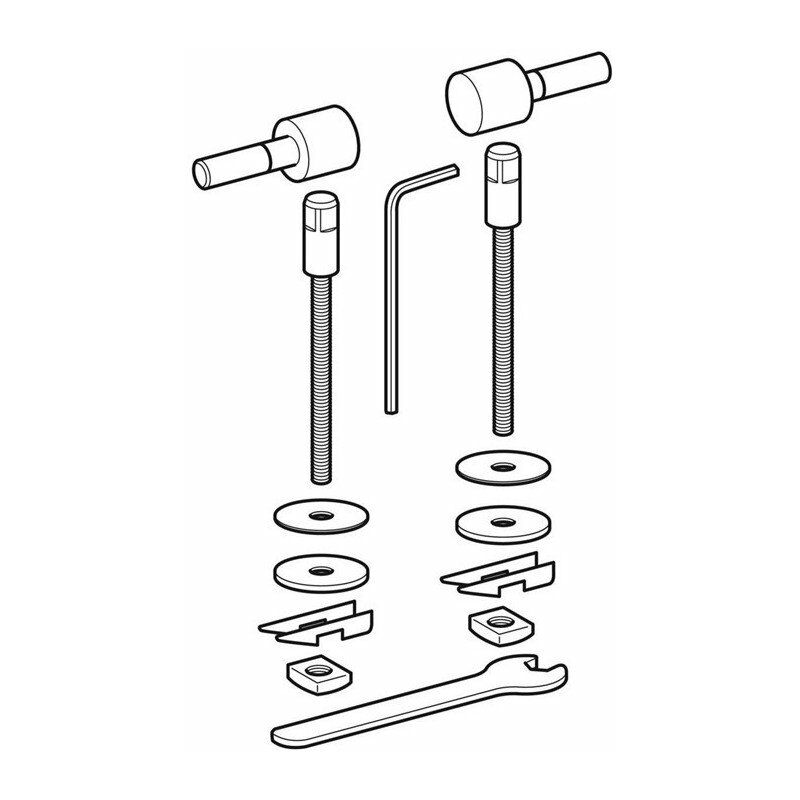 

Bisagra de acero inoxidable adecuada para Geberit 571044