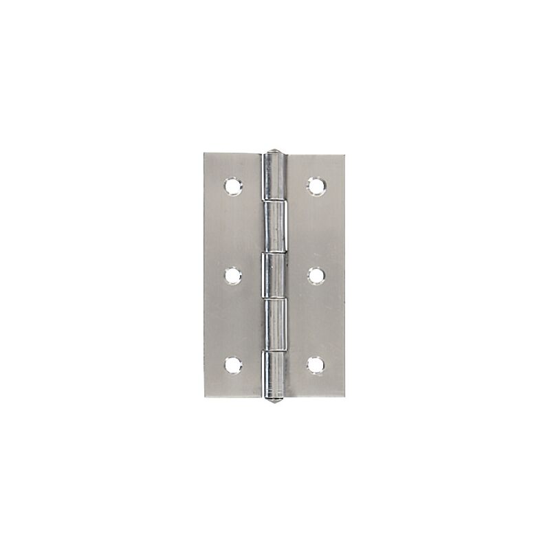 

bisagra de mueble de acero inoxidable 90 x 50 mm - 2 piezas - Argenté - Vynex