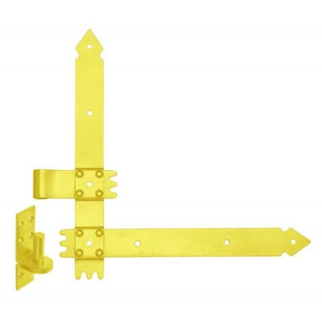 BISAGRA DE PUERTA ANGULAR, GALVANIZADA, 400 MM, 2 PIEZAS - ZAW K 40ZN