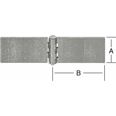 Bisagra de puerta del coche. hierro bruto 60x60 mm