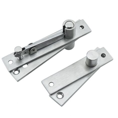 Bisagra de puerta, rotación de 360 grados, bisagras de eje de puerta ocultas, bisagra de puerta pivotante oculta, bisagra pivotante para puertas de madera, acero inoxidable para gabinetes, guardarropa