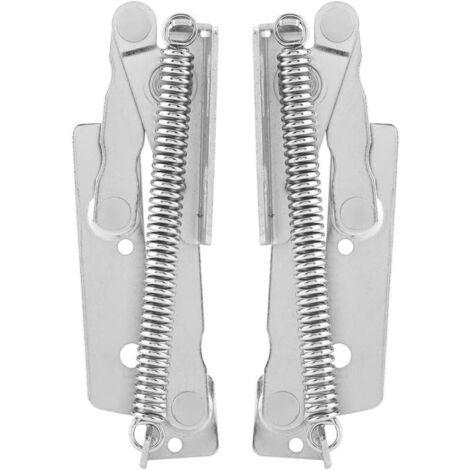 Bisagra de resorte de 80 grados para puerta de gabinete, 2 piezas, bisagra de resorte elevable de acero inoxidable para sujetar puertas de muebles