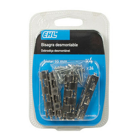 Bisagra desmontable EHL niquelada