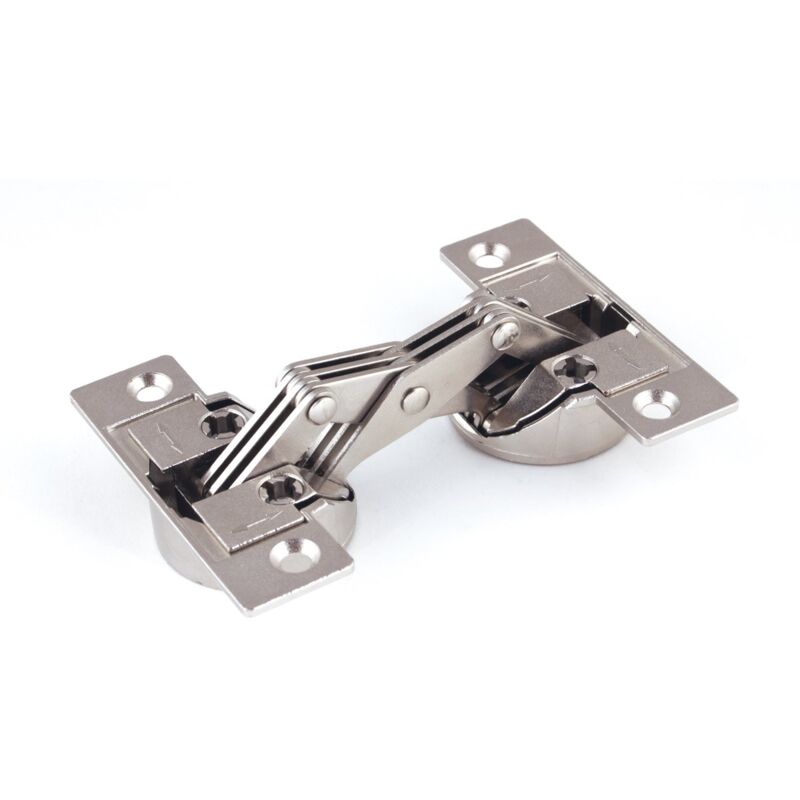 

Bisagra Doble Inglete 45¬ D35 Niquel Gs 135º Esp. Desp. Tornillo - Niquelado