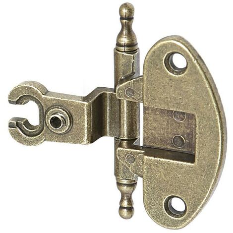 bisagra estilo emma con remate 35 oro viejo  no necesita base. se atornilla directamente.