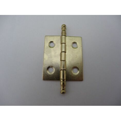 BISAGRA  FIJA 35X30MM REMATE LATONADA