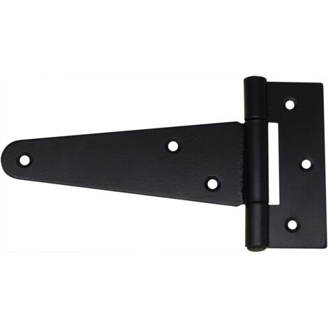 Bisagra forma t 100x75mm hierro negro