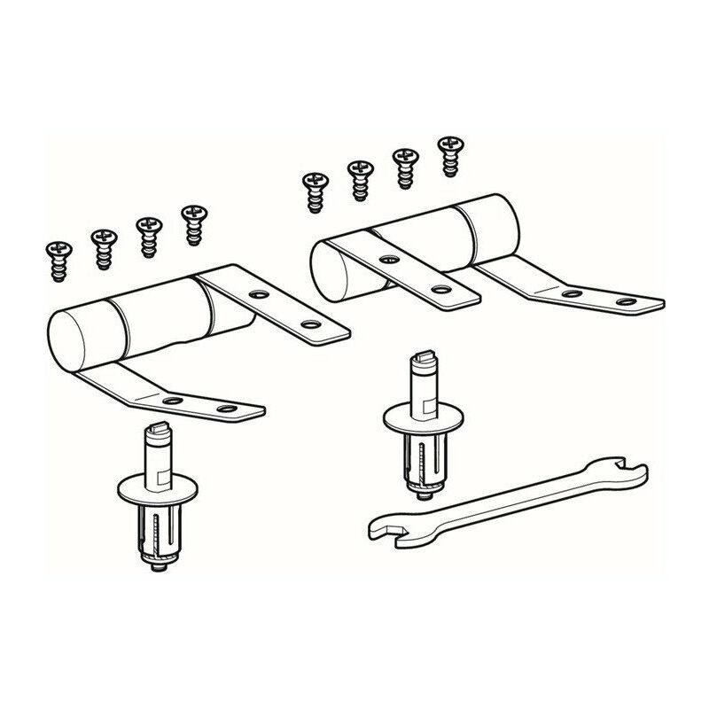 

Bisagra Geberit para asiento de inodoro Cassini 575200