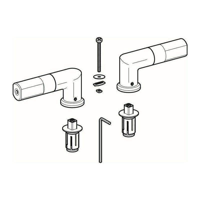 

Bisagra Geberit para asiento de inodoro Emani 575800