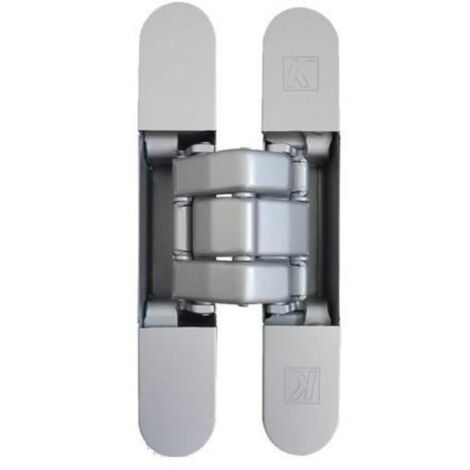 bisagra invisible karakter k8080 cromo satinado  reg.3d, 80kg/2b, 100kg/3b, sp.min-40mm.