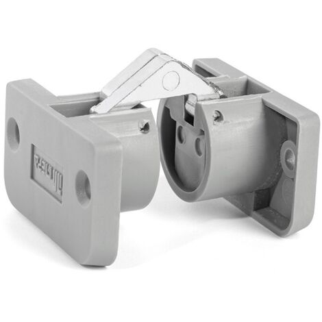 MEPA bisagra invisible kirma gris para mesa para tapas de espesor 17/18mm.