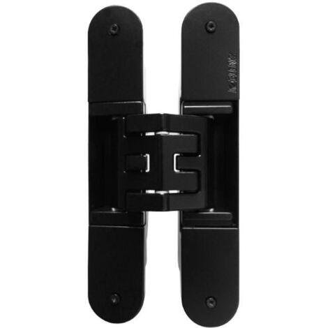 bisagra invisible kubica k5080 negro  regulacion 3d. 80kgs/2bis. 160x74mm.