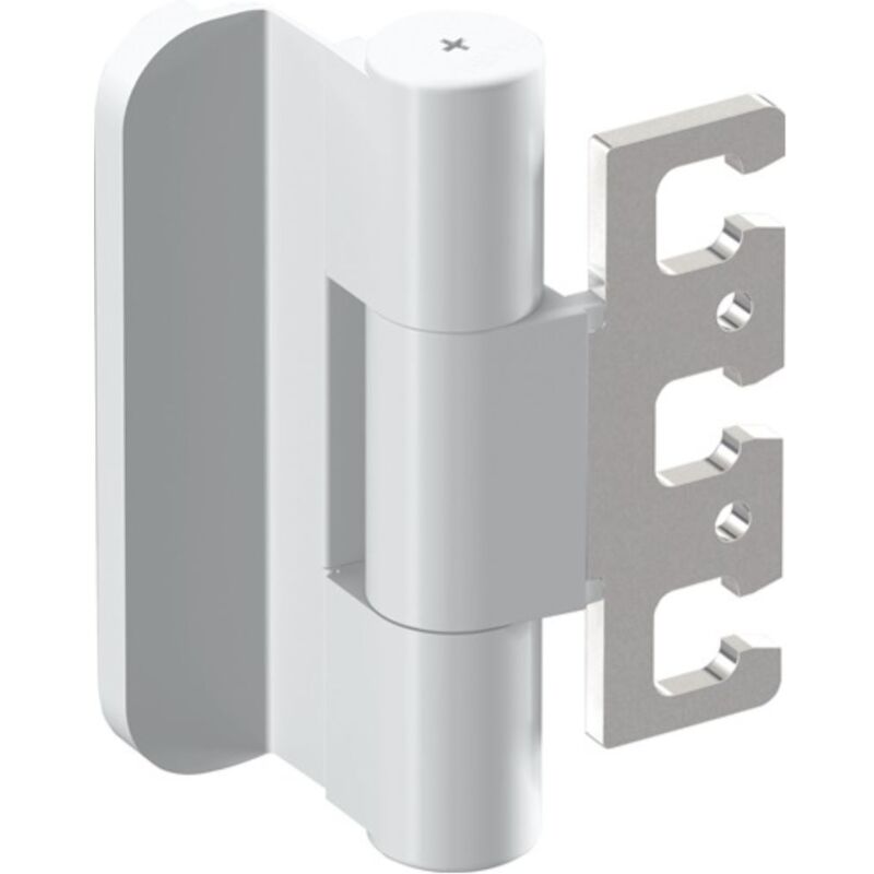 

Bisagra para puerta B8107B poliamida 98 blanco señal mate hoja de madera rebajada rollo longitud 105 mm DIN izquierda / derecha HEWI