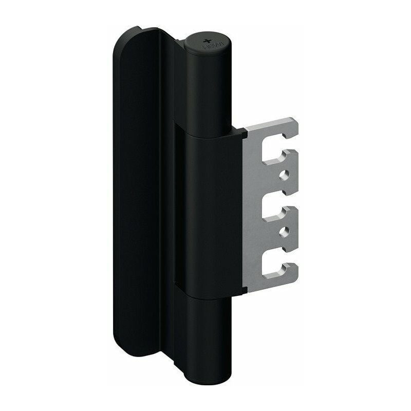 

Bisagra para puerta B8107B.160FS poliamida 90 negro profundo mate hoja de madera rebajada rollo longitud 165 mm DIN izquierda / derecha HEWI