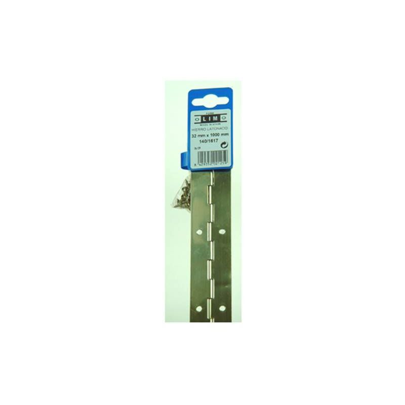 

Bisagra Piano Latonada + Tornillos 1m x 32mm