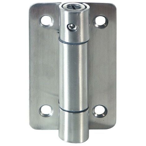 SELEC DESIGN bisagra plana cabine muelle 90x52x2 inoxidable inoxidable 304 con muelle