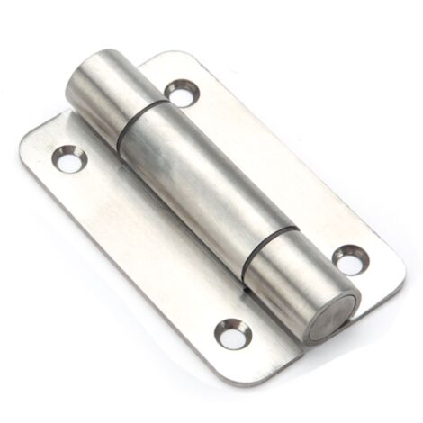 Bisagra sanitaria sin muelle pala redonda inox 90x53mm