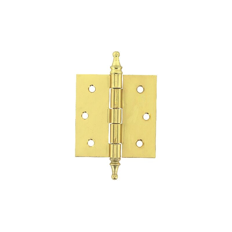 

Bisagra acero latonado pieza cuadrada 75 x 75 mm - 3 PC - Vynex
