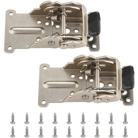Bisagras Plegables Autoblocantes, 2 Piezas De Soporte De Soporte Plegable De Acero Inoxidable Plateado Patas De Cama De Mesa De Bloqueo Para Patas De Mesa Plegables, Banco De Trabajo Plegable