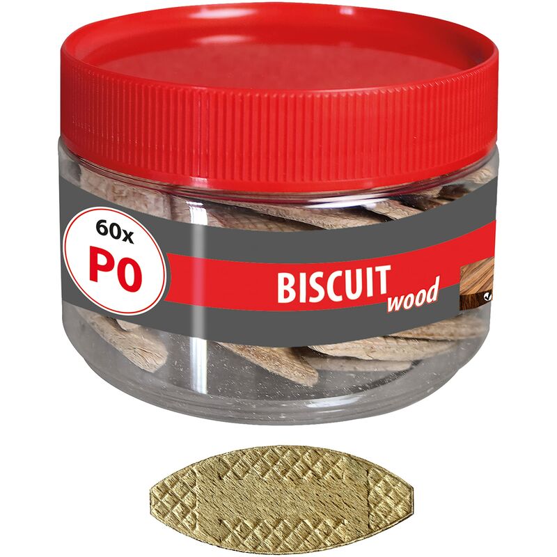 Image of TOX Tassello piatto Biscuit Wood misura P0 in legno di faggio per una stabile fissaggio di componenti in legno, disponibile in 3 misure, 015260201