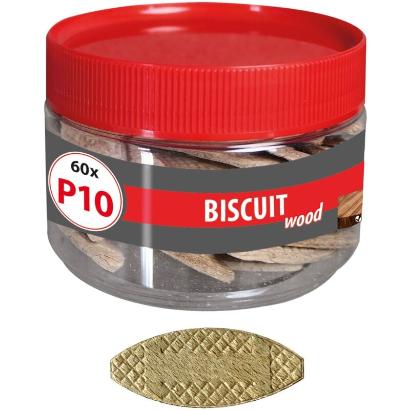 Tassello piatto Biscuit Wood misura P10 in faggio