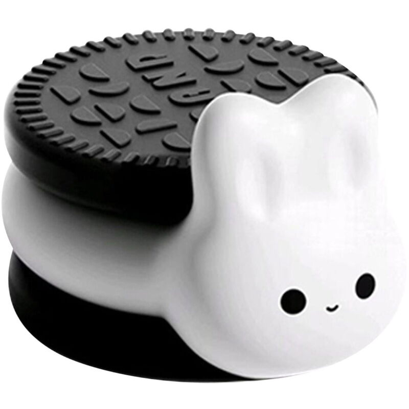 Feiyue - Biscuits Veilleuse Mini Veilleuse en Gel de Silice pour Enfants Chevet Dormir la Nuit Lumière Tapotante led Cookies Veilleuse