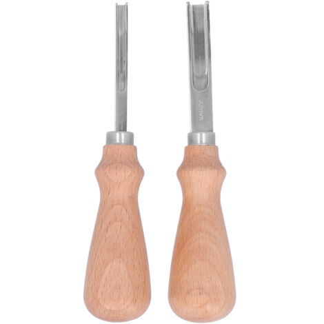 Biseau en Cuir Artisanal - Couteau de Découpe et Marqueur pour Travail du Cuir DIY