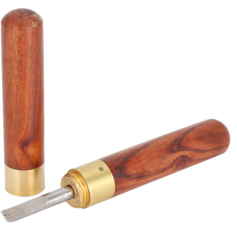 Biseau en Cuir Outil de Découpe 0,8mm pour Finition Extérieure DIY Artisanat