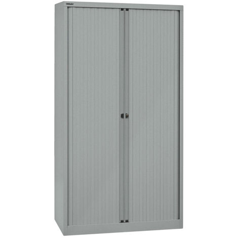 BISLEY, Armoire à rideaux Euro, largeur 1000 mm, 4 tablettes,