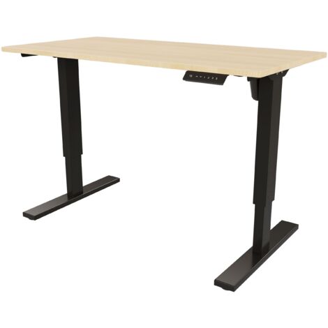 BISLEY E-StarterTech Schreibtisch Rechteck: 120 x 60 cm  Ahorn