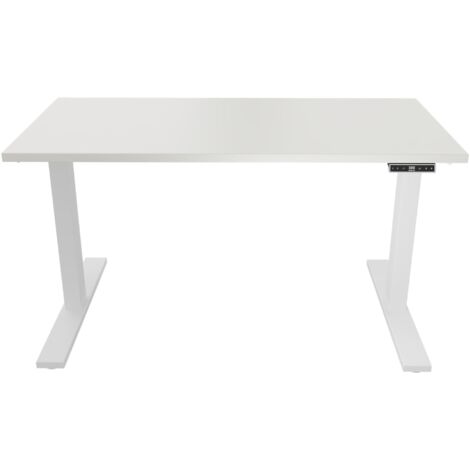 BISLEY E-WonderTech Schreibtisch Rechteck: 140 x 80 cm  Weiß