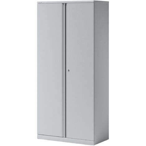BISLEY Essentials Flügeltürenschrank Lichtgrau