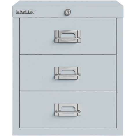 BISLEY MultiDrawer mit Schloss Lichtgrau