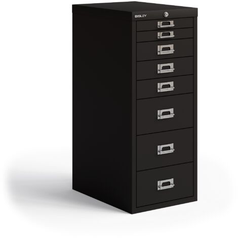 BISLEY MultiDrawer mit Schloss Schwarz