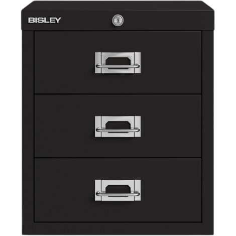 BISLEY MultiDrawer mit Schloss Schwarz