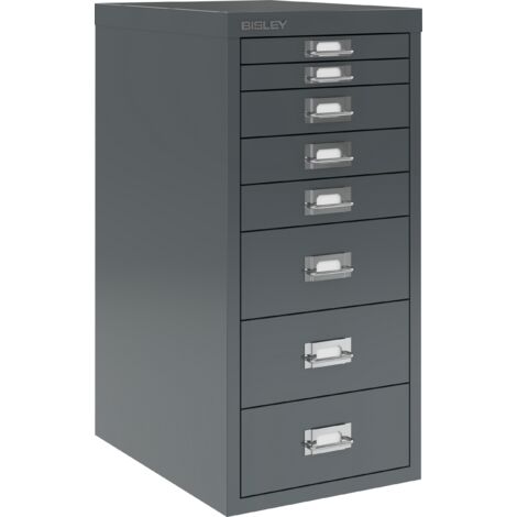 BISLEY MultiDrawer Schubladenschrank     Anthrazitgrau