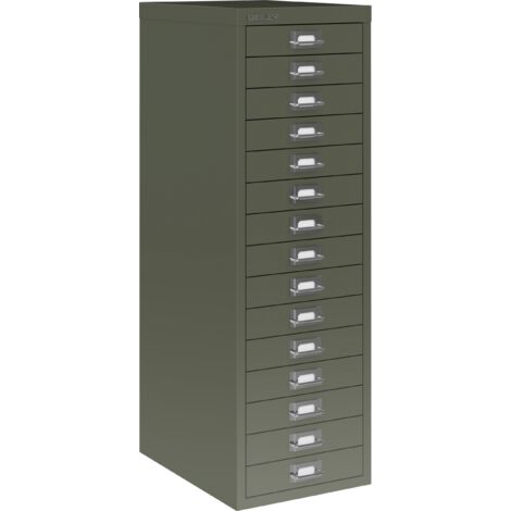 BISLEY MultiDrawer Schubladenschrank     Olivgrün