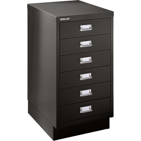 BISLEY MultiDrawer 29-serie – 10 Laden – A4-formaat – Metaal – Verkeerswit – 38 X 27,9 X 59 Cm – Voor Kantoor, Hobby, School En Medisch