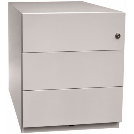 BISLEY Note Rollcontainer Lichtgrau
