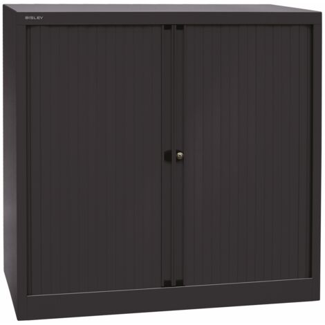 BISLEY Rollladenschrank EuroTambour Schwarz