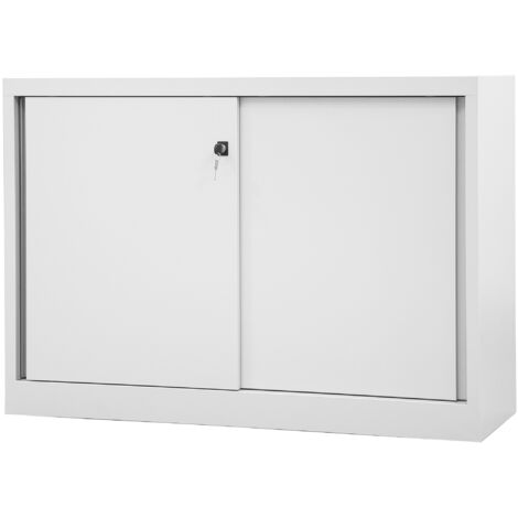BISLEY Schiebetürenschrank ECO     Lichtgrau