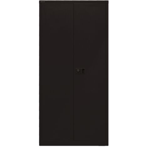 BISLEY Universal Flügeltürenschrank Schwarz