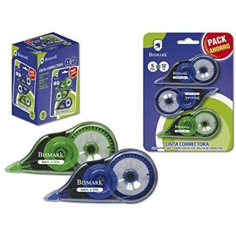 Bismark 328210 corrección de películo/cinta 12 m Multicolor 3 pieza(s)