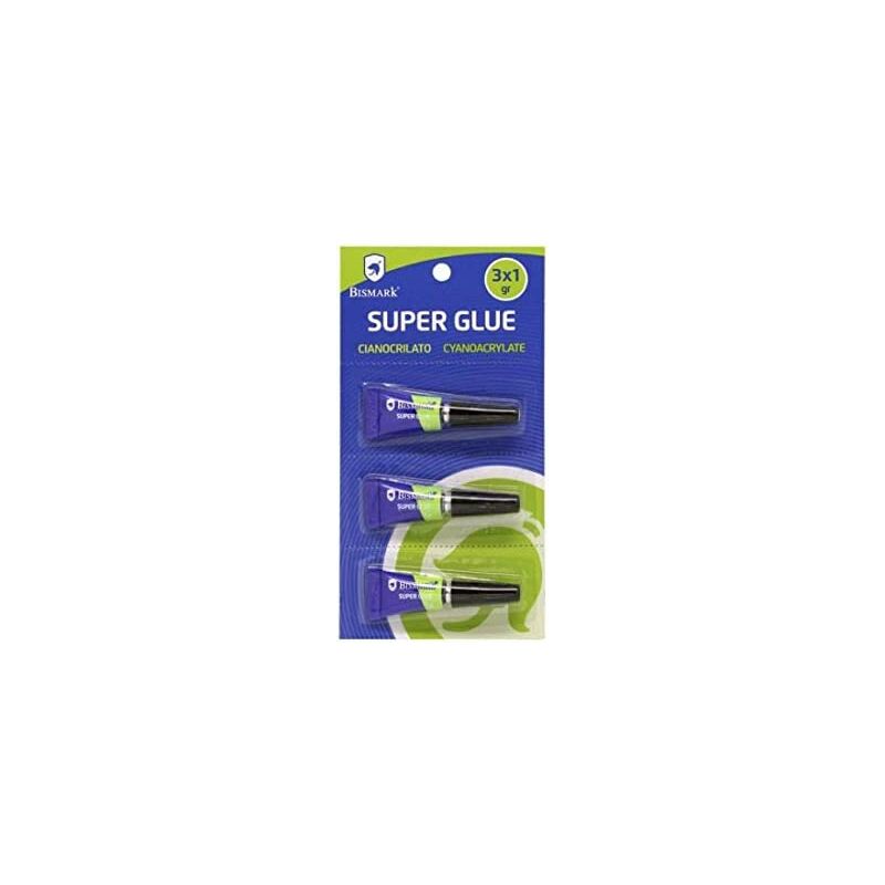 Bismark - super-glue colle instantanée 1gr blister de 3u